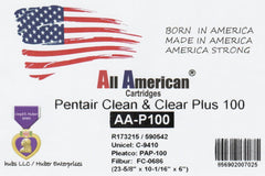 AA-P100 Pool Filter: Fits Predator Clean and Clear 100, Pleatco PAP100, C-9410